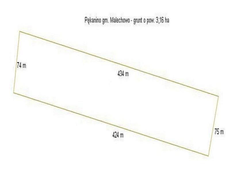 Na sprzedaż działka rolna - Pękanino -
zachodniopomorskie Zdjęcie nr 1