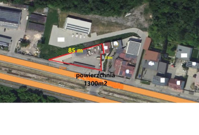 Działka usługowa - Będzin centrum  -
Śląskie Zdjęcie nr 2