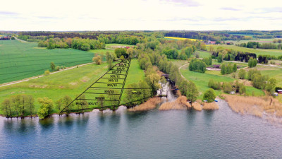 Kompleks pięknych działek nad Jeziorem Rydzówka - Giżycko  - warmińsko-mazurskie