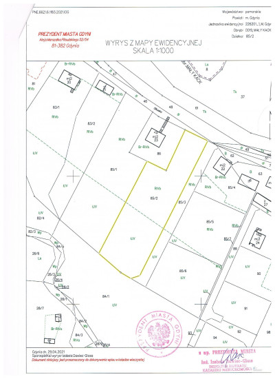 Duża działka  Gdynia- Mały Kack - Gdynia  -
pomorskie Zdjęcie nr 5