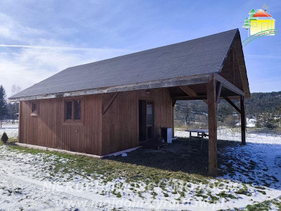 Ładna działka z nowym domkiem drewnianym całorocznym - Bartniki  -
Mazowieckie Zdjęcie nr 3