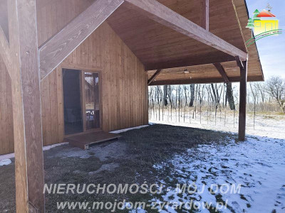 Ładna działka z nowym domkiem drewnianym całorocznym - Bartniki  -
Mazowieckie Zdjęcie nr 4