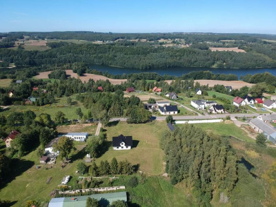 Piękna działka w pobliżu jeziora Zajezierze gm Chmielno - Miechucino  - pomorskie