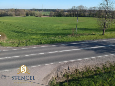 Działki usługowe z własnym wjazdem z trasy głównej Żukowo-Kościerzyna - Wyczechowo  - pomorskie