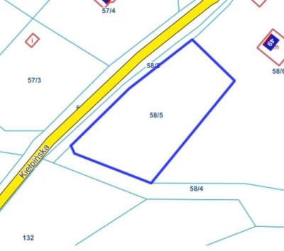Działka nad samym jeziorem Mezowo k Kartuz - Mezowo  -
pomorskie Zdjęcie nr 2