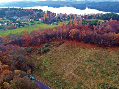 Cudowny teren nad jeziorem Raduńskim Kaszuby Chmielno Przewóz - Przewóz  -
pomorskie Zdjęcie nr 5