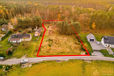 Działka budowlana w Ozimku uroczo usytuowana wśród pól i lasów - Schodnia  -
Opolskie Zdjęcie nr 2