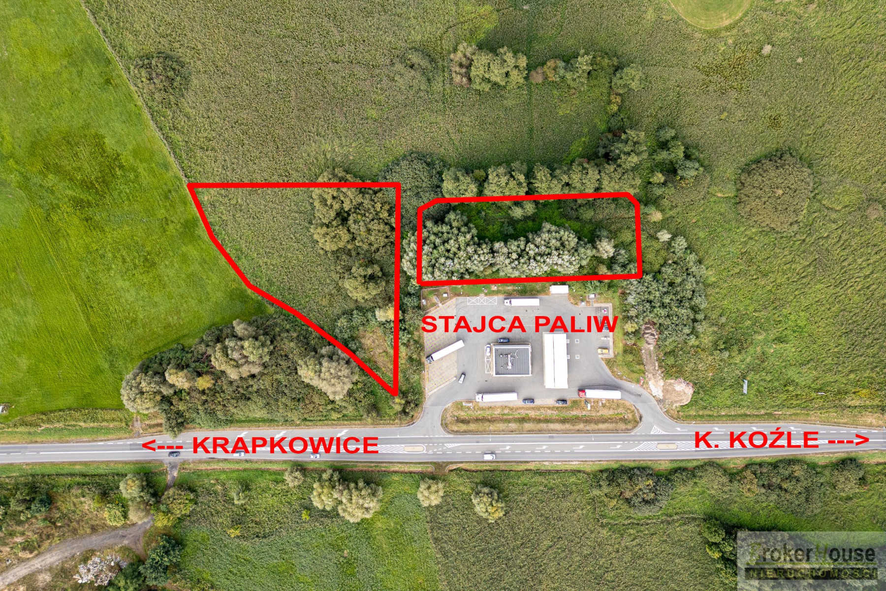 Działka inwestycyjna - Krapkowice   -
Opolskie Zdjęcie nr 1