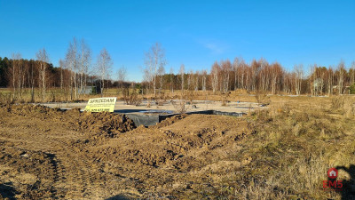 Działka 1000 m2 rozpoczęta inwestycja - Solniczki  - Podlaskie