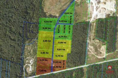 Działka przemysłowa 034 ha pod Wasilkowem - Wasilków  -
Podlaskie Zdjęcie nr 6