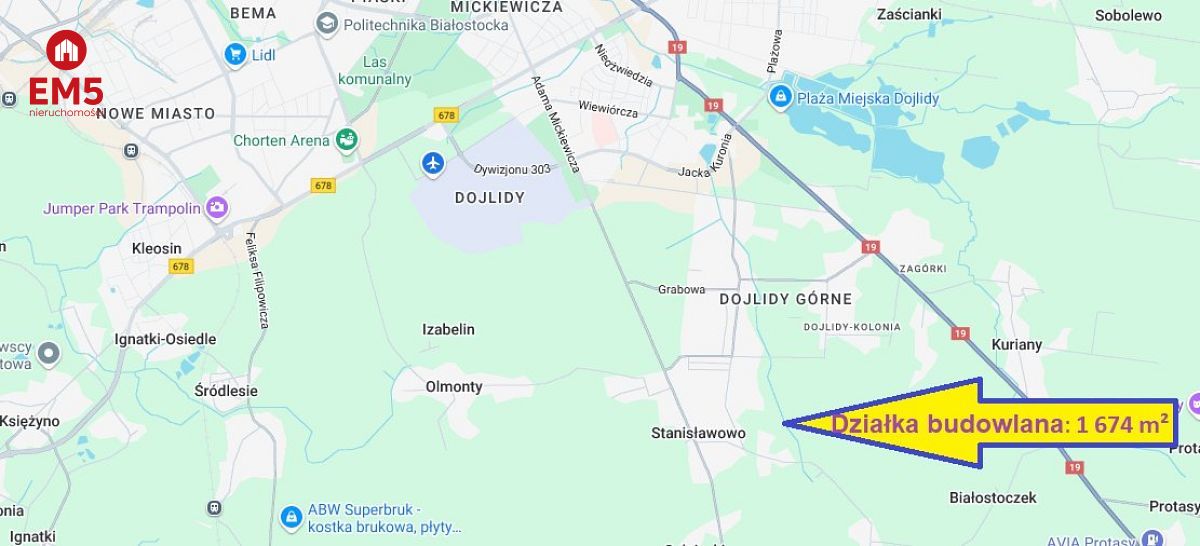 Wyjątkowa działka budowlana na sprzedaż  Stanisła - Stanisławowo  -
PODLASKIE Zdjęcie nr 1