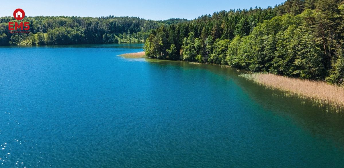 Mazury jezioro Garbas duża działka - Nowe Krzywe  -
WARMIŃSKO-MAZURSKIE Zdjęcie nr 1