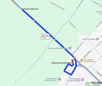 Na sprzedaż działka budowlana - Oława -
dolnośląskie Zdjęcie nr 4