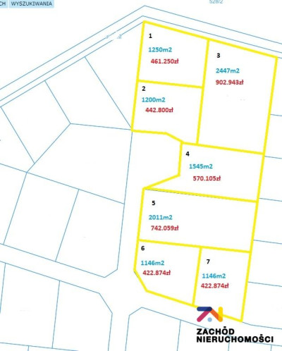 Na sprzedaż działka budowlana - Przytok -
lubuskie Zdjęcie nr 2