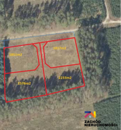 Na sprzedaż działka budowlana - Wilkanowo - lubuskie