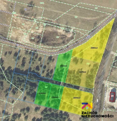 Na sprzedaż działka budowlana - Zabór -
lubuskie Zdjęcie nr 5