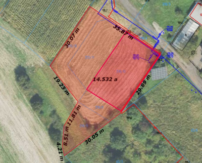 atrakcyjna działka 1141 m2 na granicy Pólka  Skarszewa - Skarszew  -
wielkopolskie Zdjęcie nr 2