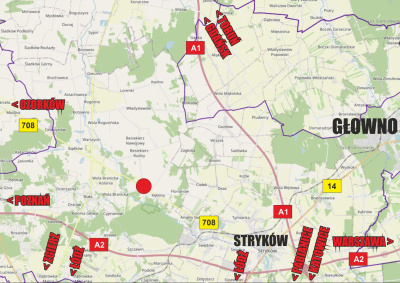 Kębliny gm. Zgierz - DO SPRZEDANIA DZIAŁKI BUDOWLANE -
łódzkie Zdjęcie nr 6