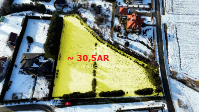 CENA W DÓŁ PRESTIŻOWO ZLOKALIZOWANA DZIAŁKA BUDOWLANA SKOŁYSZYN 305AR - Skołyszyn  -
podkarpackie Zdjęcie nr 2