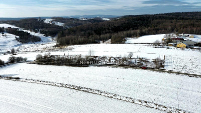 WIDOKOWA DZIAŁKA ROLNA CZERMNA GM SZERZYNY 41AR - Czermna  -
małopolskie Zdjęcie nr 2