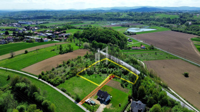 DZIAŁKA BUDOWLANA Z DROGĄ WEWNĘTRZNĄ SKOŁYSZYN POW JASIELSKI 44AR - Skołyszyn  - podkarpackie