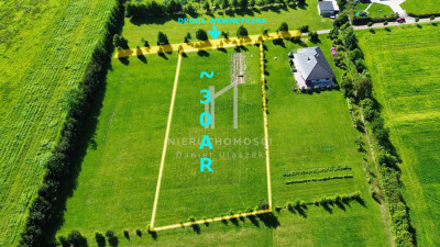 ŁADNA DZIAŁKA BUDOWLANA W MODERÓWCE GM JEDLICZE 30AR - Moderówka  - podkarpackie