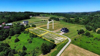 DWIE DZIAŁKI BUDOWLANE W TRZCINICY PO 17AR - Trzcinica  - podkarpackie