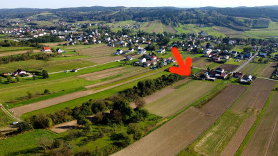 Działka w pierwszej linii zabudowy w miejscowości Bieździedza gm Kołaczyce o pow 25 ar - Bieździedza  -
podkarpackie Zdjęcie nr 3