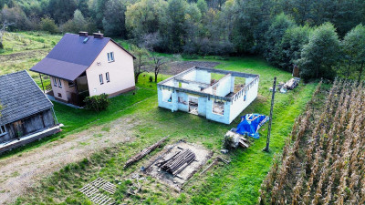 DZIAŁKA BUDOWLANA Z GOTOWYM PROJEKTEM I ROZPOCZĘTĄ BUDOWĄ DOMU 12AR - Wiśniowa   -
podkarpackie Zdjęcie nr 2