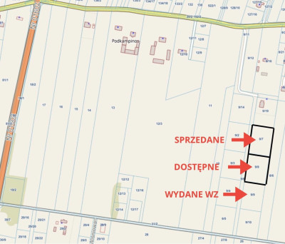 Kampinos blisko do KPN ładna media - Podkampinos  - Mazowieckie