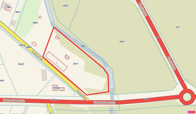 Skrzeszew UsługiHandel tuż przy DW 631 - Skrzeszew  - Mazowieckie