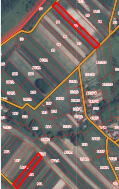 Syndyk sprzeda dwie działki rolne za 50 ceny - Biały Kościół  -
małopolskie Zdjęcie nr 2