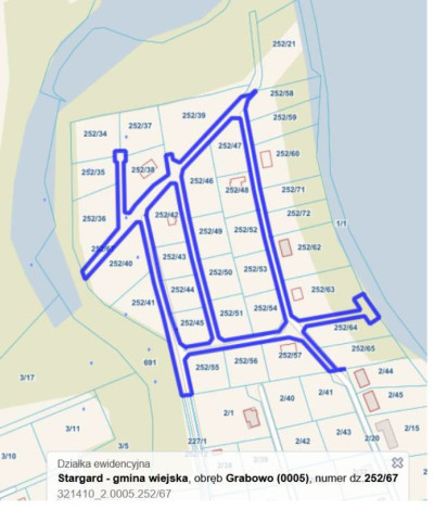 Syndyk sprzeda działkę wraz z udziałem w drodze dojazdowej - Grabowo  -
zachodniopomorskie Zdjęcie nr 2