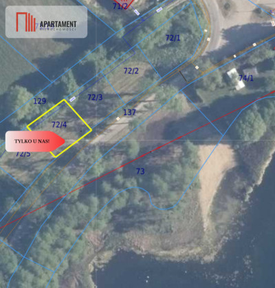 Działka z widokiem na jezioro - Piaseczno  -
Zachodniopomorskie Zdjęcie nr 3