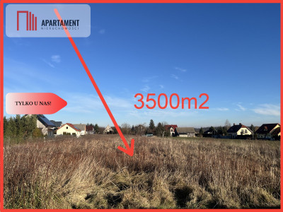 Duża działka w Dolinie Baryczy-media w drodze - Krośnice  - Dolnośląskie