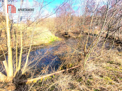 Urokliwa działka z linią brzegową rzeki Prusiny - Małe Krówno  -
Pomorskie Zdjęcie nr 14