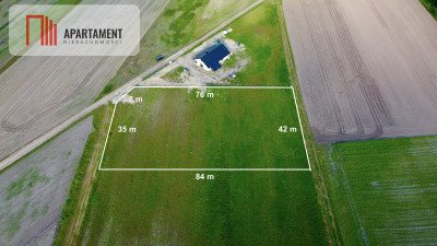 Okolice Trzebnicy Duża działka z mediami Bez PCC - Komorowo  -
Dolnośląskie Zdjęcie nr 2