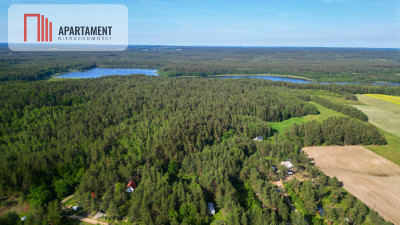 Piękna działka na Kaszubach z warunkami zabudowy - powiat bytowski  - Pomorskie