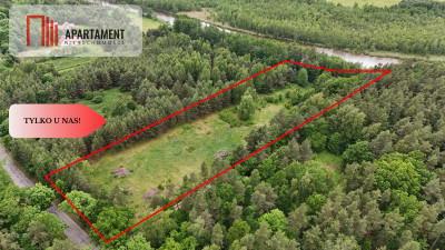 Działka z linią brzegową  Mazury media WZ - Zalewo  - Warmińsko-Mazurskie