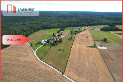 Tylko u nas  Działka siedliskowa  - powiat chojnicki  - Pomorskie