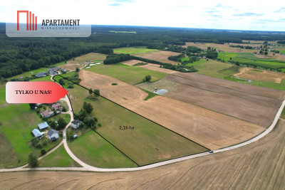 Tylko u nas  Działka siedliskowa  - powiat chojnicki  -
Pomorskie Zdjęcie nr 2