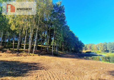 Działki wśród natury las jezioro plaża staw Miastk - Przęsin  -
Pomorskie Zdjęcie nr 12