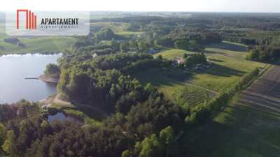 Działki wśród natury las jezioro plaża staw Miastk - Przęsin  -
Pomorskie Zdjęcie nr 14