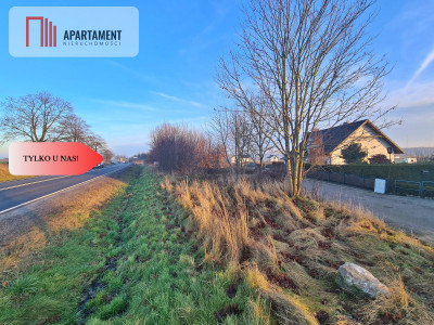 Działka budowlana przy drodze krajowej nr 20 - Hopowo  - Pomorskie