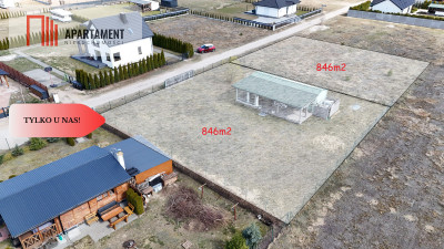  2 działki z WZ z domkiem - Jezioro Wąsosz - Wąsosz  - Kujawsko-Pomorskie