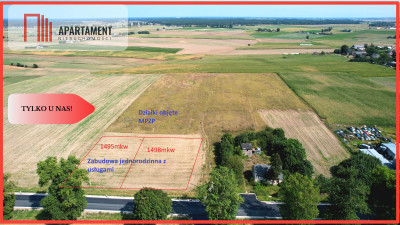 Działka przy drodze wojewódzkiej - Kania  - Kujawsko-Pomorskie