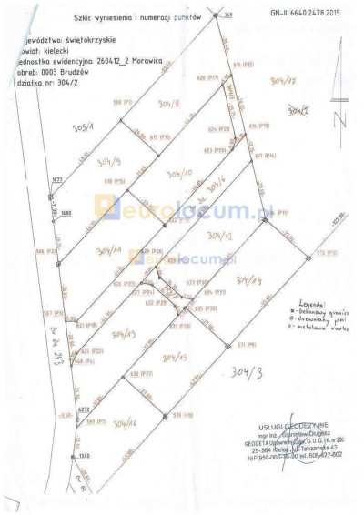 Na sprzedaż działka budowlana - Brudzów -
świętokrzyskie Zdjęcie nr 3