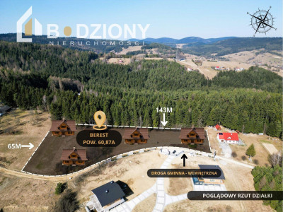 Inwestycyjna działka w Bereście z warunkami zabudowy na 4 domy - Berest  -
małopolskie Zdjęcie nr 16