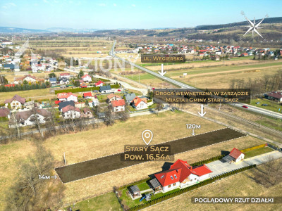 Działka z potencjałem w Starym Sączu - Stary Sącz  - małopolskie
