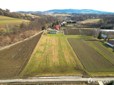 Idealna pod Twój dom  prostokątna płaska działka w Stróżach gm Grybów - Stróże  -
małopolskie Zdjęcie nr 11
